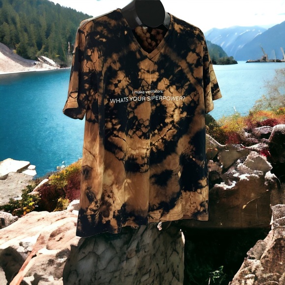 “I make ventilators. What’s your superpower?” GoodTreasures Custom T-Shirt - Picture 9 of 11